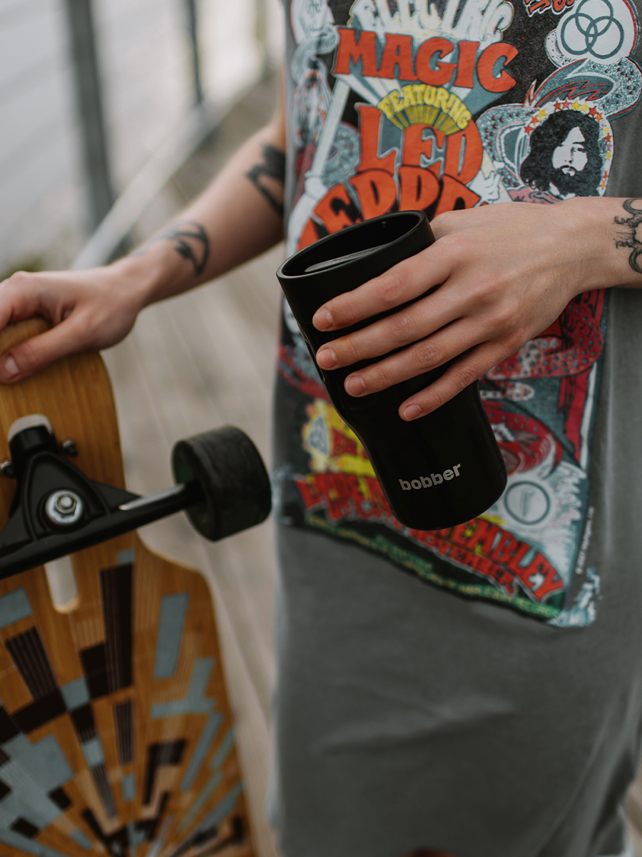 Термокружка для напитков 350 мл Tumbler Bobber черный - фото 7