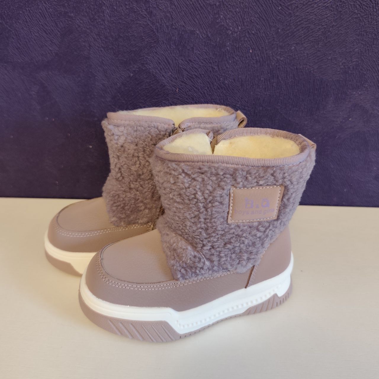 Ботинки mutter ботинки_зимние_фиолетовые - фото 5