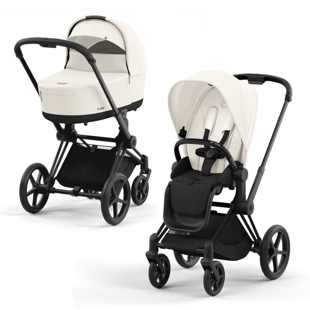 Коляска 2в1 Cybex Priam IV 2 в 1 белый - фото 1