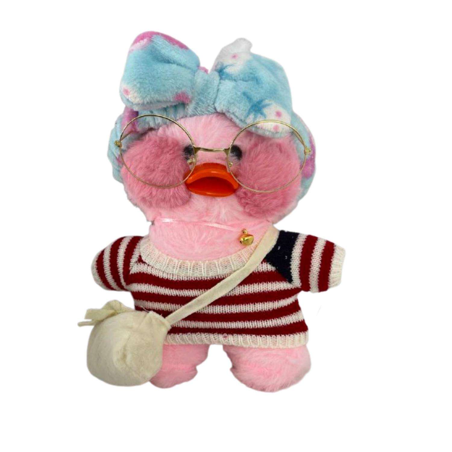 Игрушка мягкая Ball Masquerade утка Lalafanfan в ассортименте - фото 4