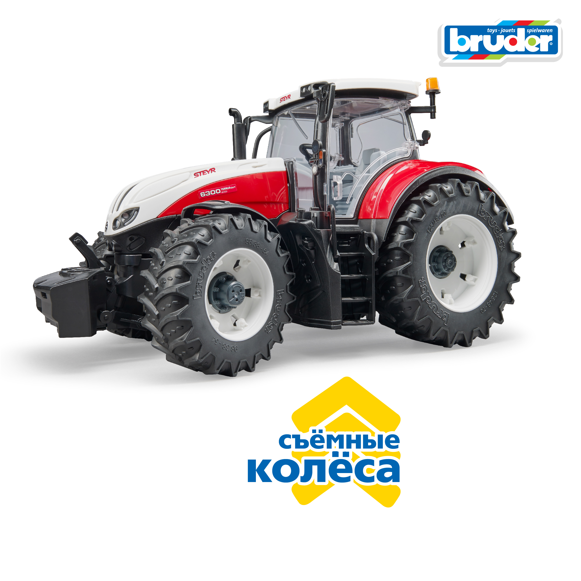 Трактор Bruder Steyr 6300 Terrus CVT 03-180 - фото 4