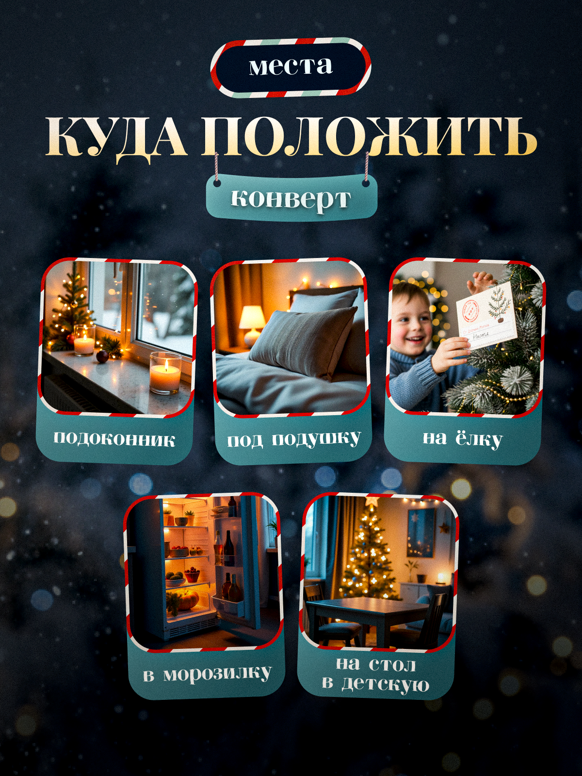 Календарь HappyLine Адвент-календарь HappyLine Письма от Деда Мороза - фото 7