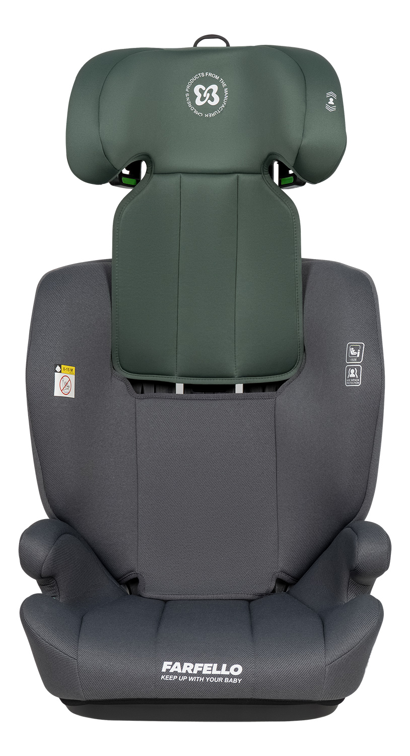 Автокресло Farfello Le9 2/3 (15-36 кг) зеленый - фото 11