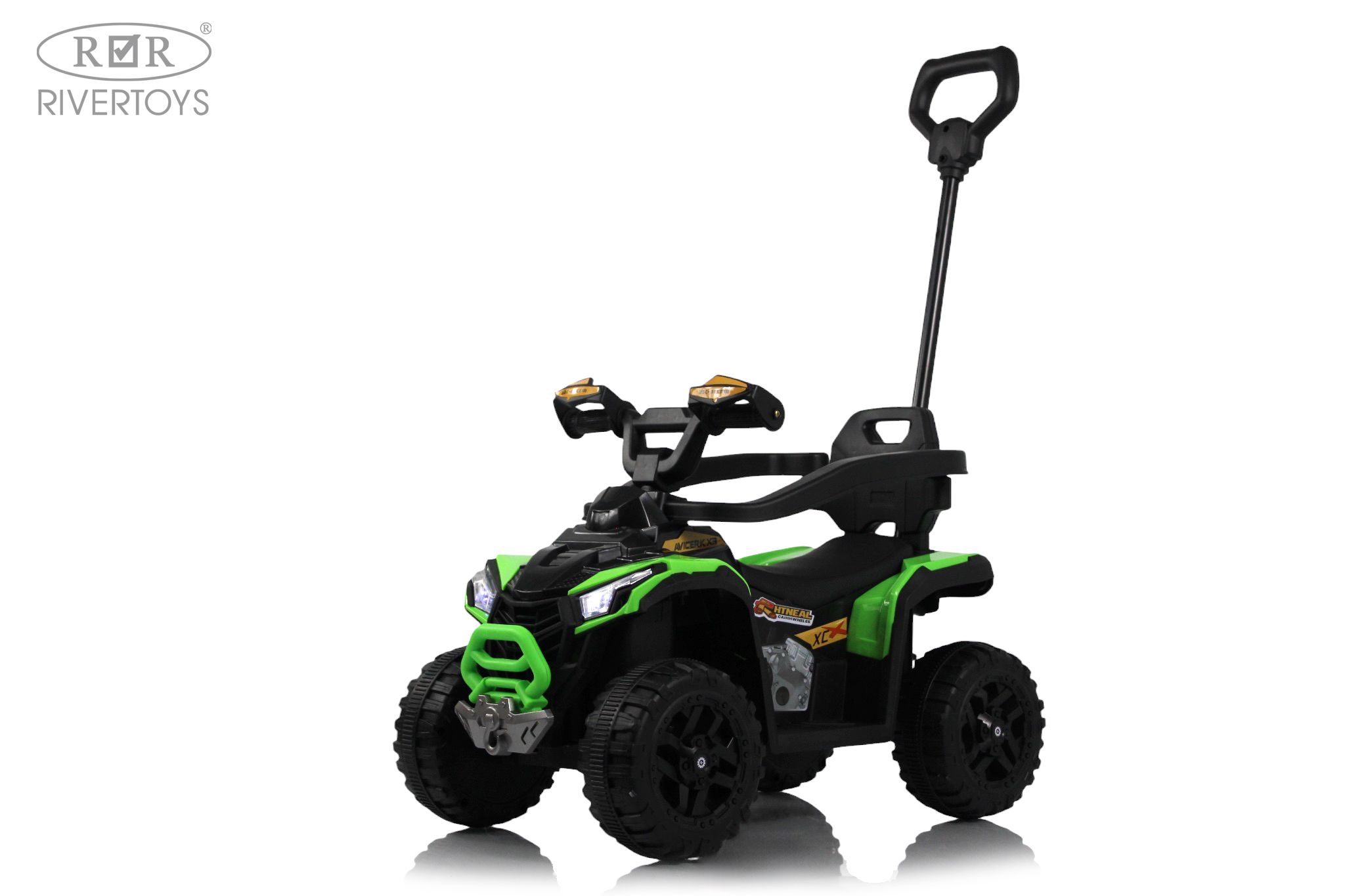 Электромобиль RIVERTOYS F003FF-NEW-GREEN - фото 1