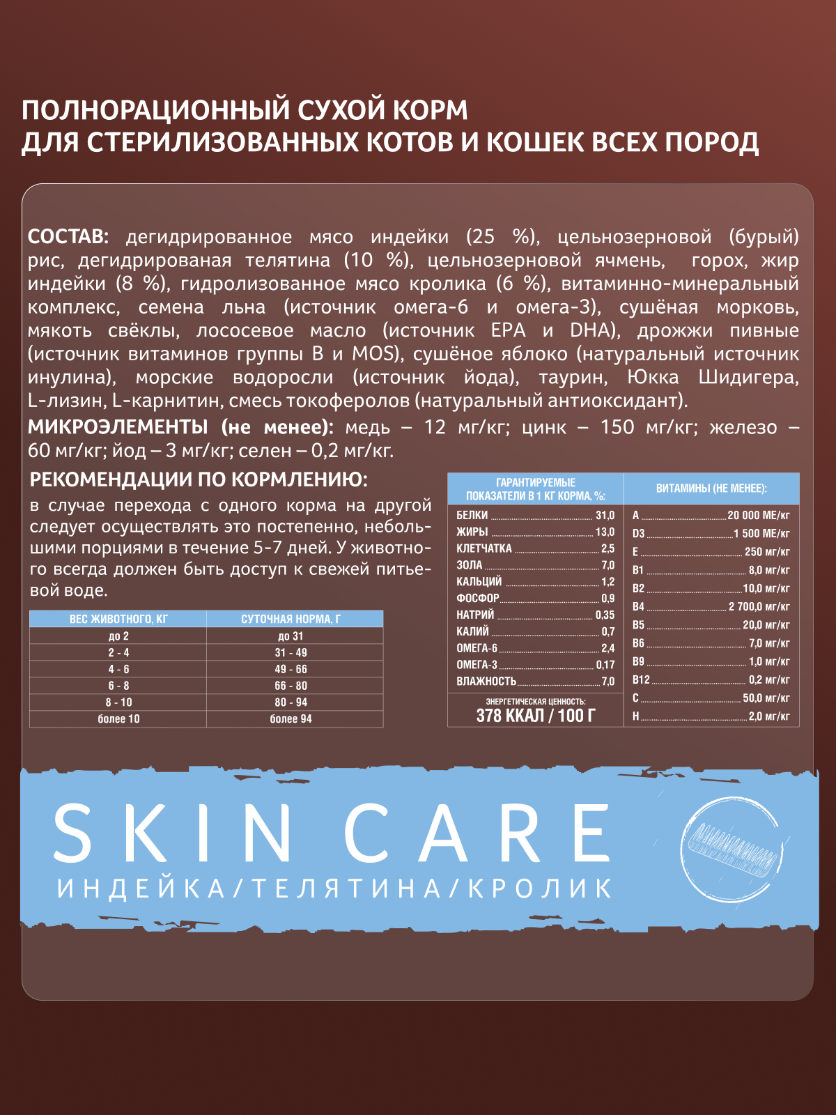 Корм сухой Зоогурман Индейка Телятина Кролик 5 кг - фото 4