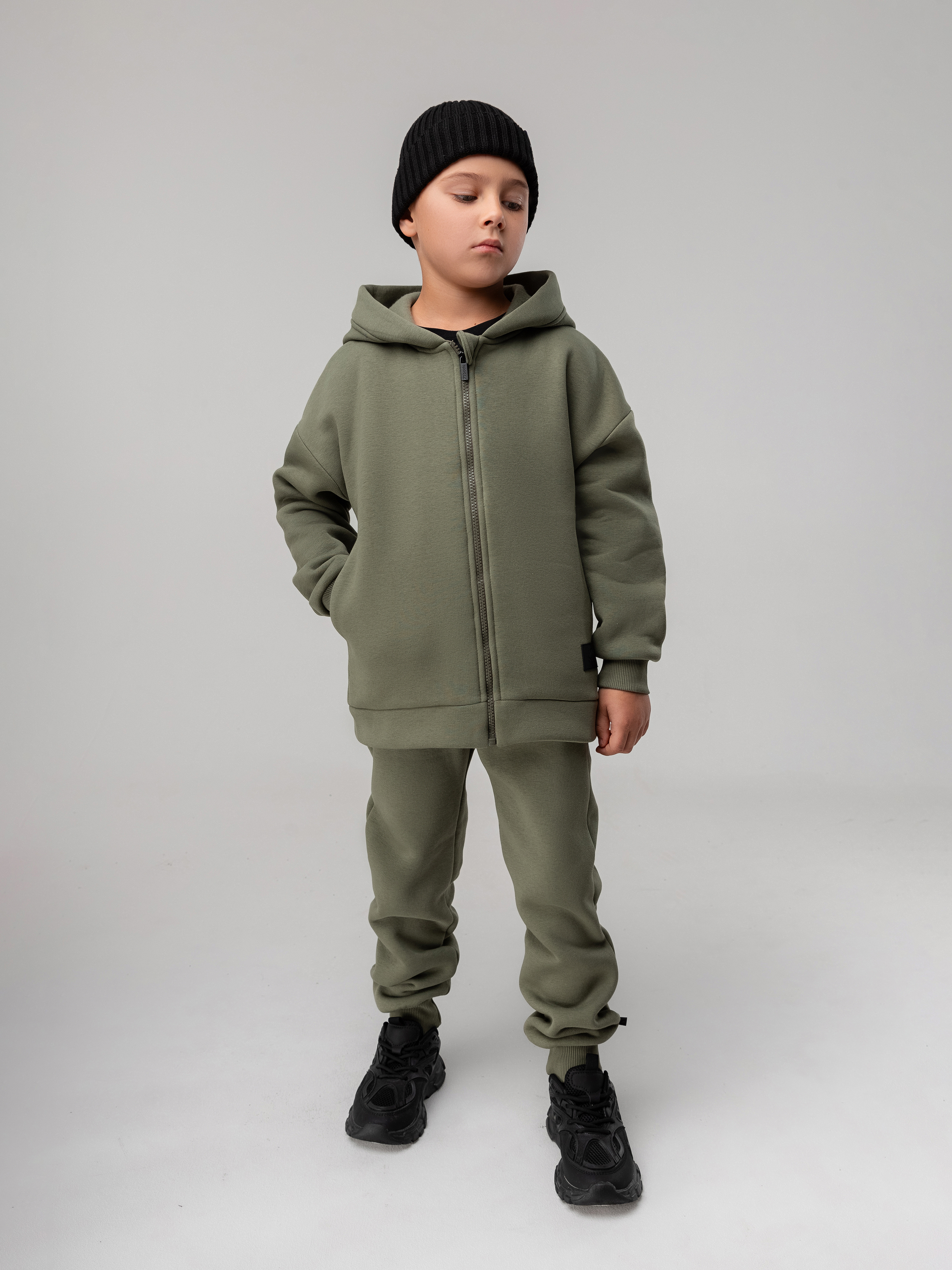 Костюм спортивный Bodo 11-420МU_темно-оливковый - фото 4