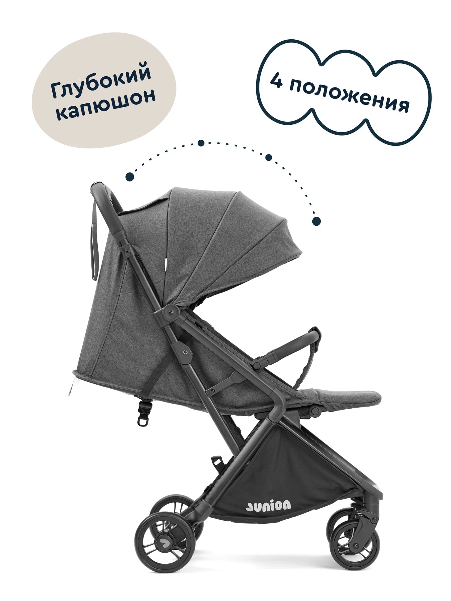 Коляска прогулочная Junion Kidibeep - фото 8