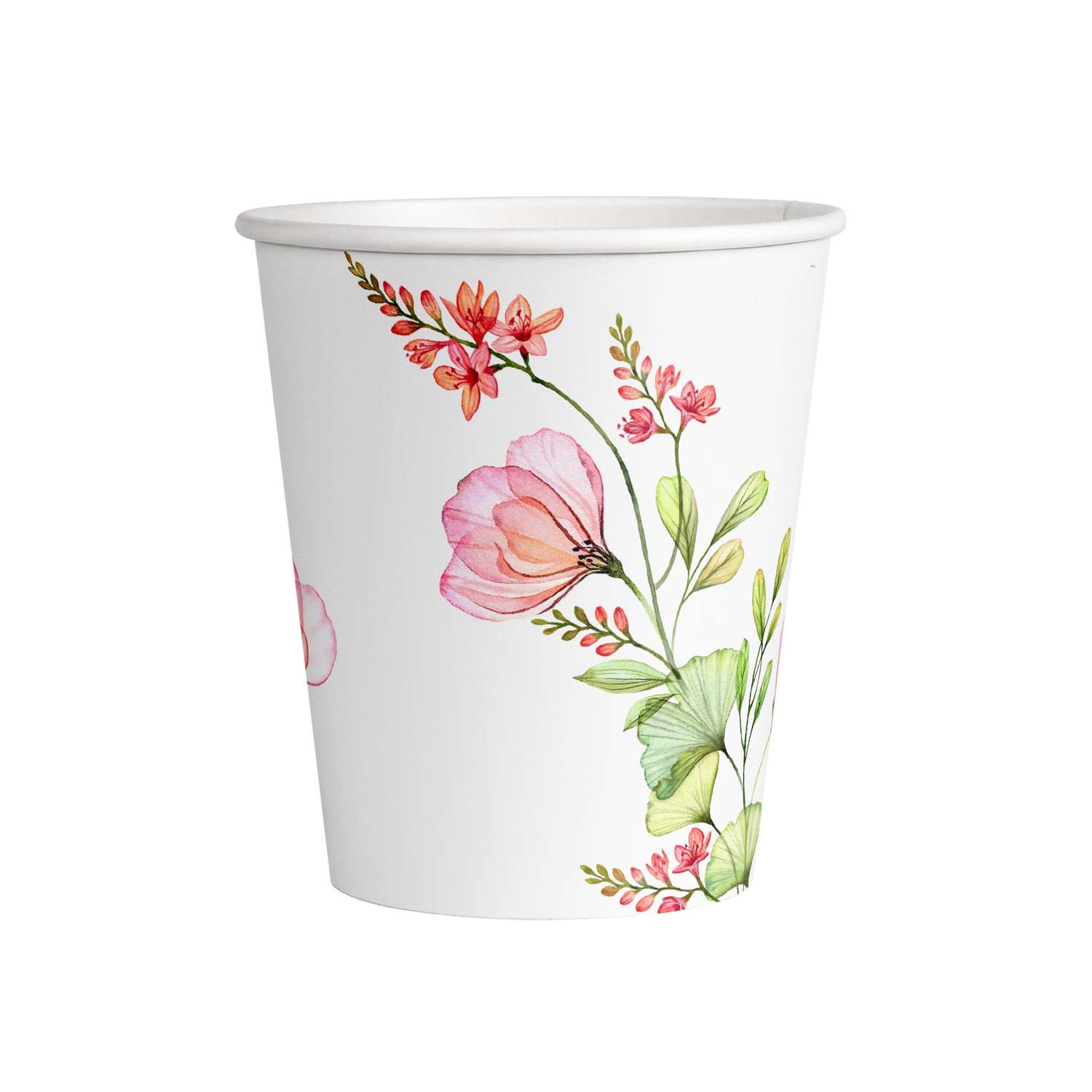 Бумажные стаканы Для праздника Цветы 250мл 6шт - фото 3