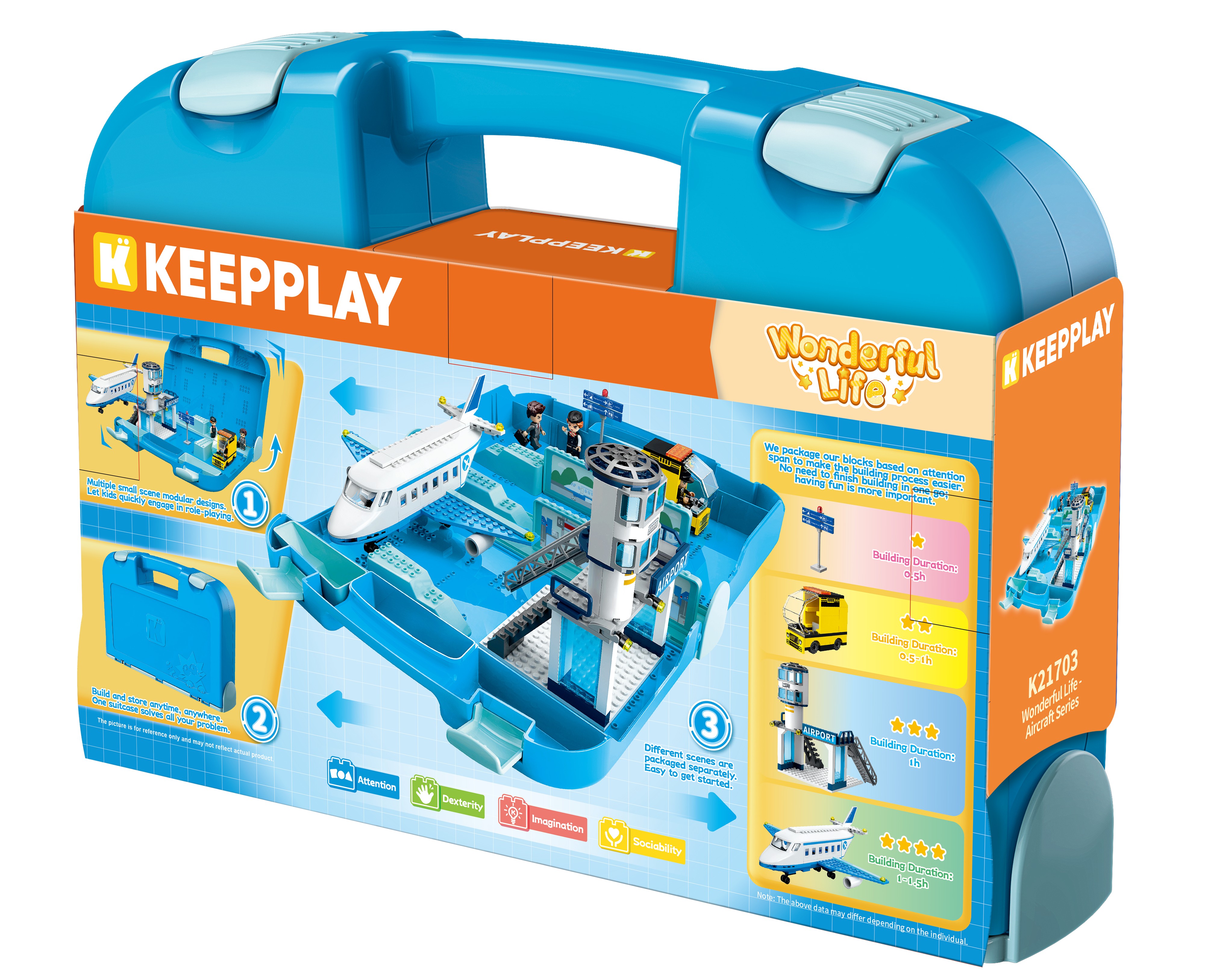 Конструктор QMAN Самолет 237 дет. - фото 7