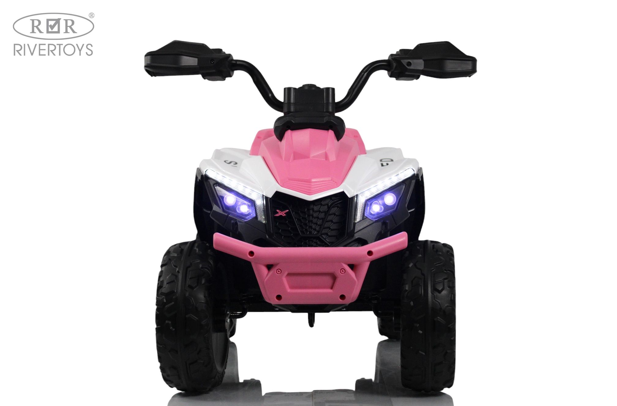 Электромобиль RIVERTOYS М202БХ-PINK С пультом ДУ - фото 2