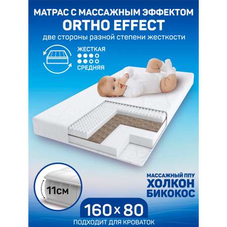 Матрас овальный Amarobaby Ortho effect 160х80