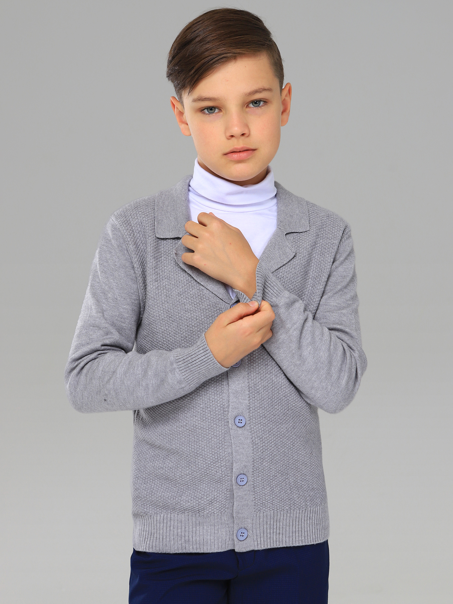 Кардиган СИНЯЯ МОДА VEGAMY5002A-B39 - фото 3