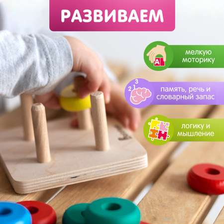 Игрушка Alatoys сортер Счёты Монтессори