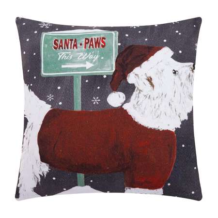 Декоративная наволочка Этель Santa-paws