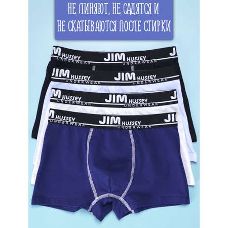 Трусы 4 шт Jim Hussey
