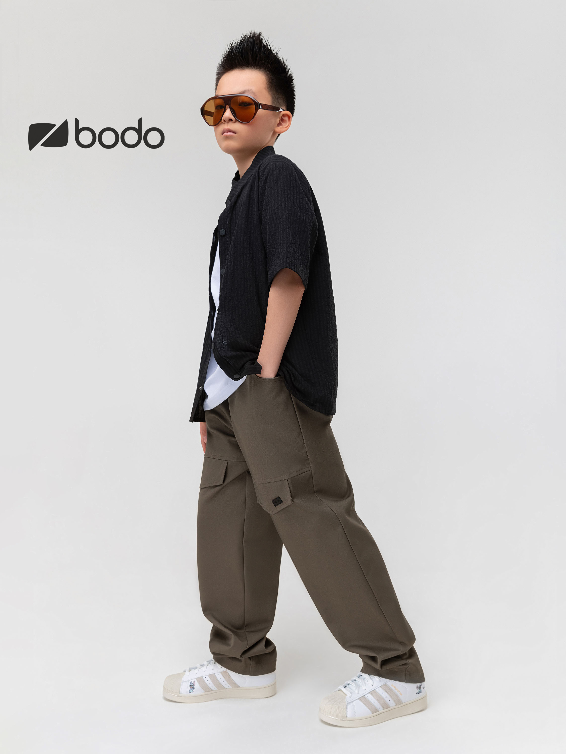 Брюки Bodo 37-87MU_хаки - фото 5