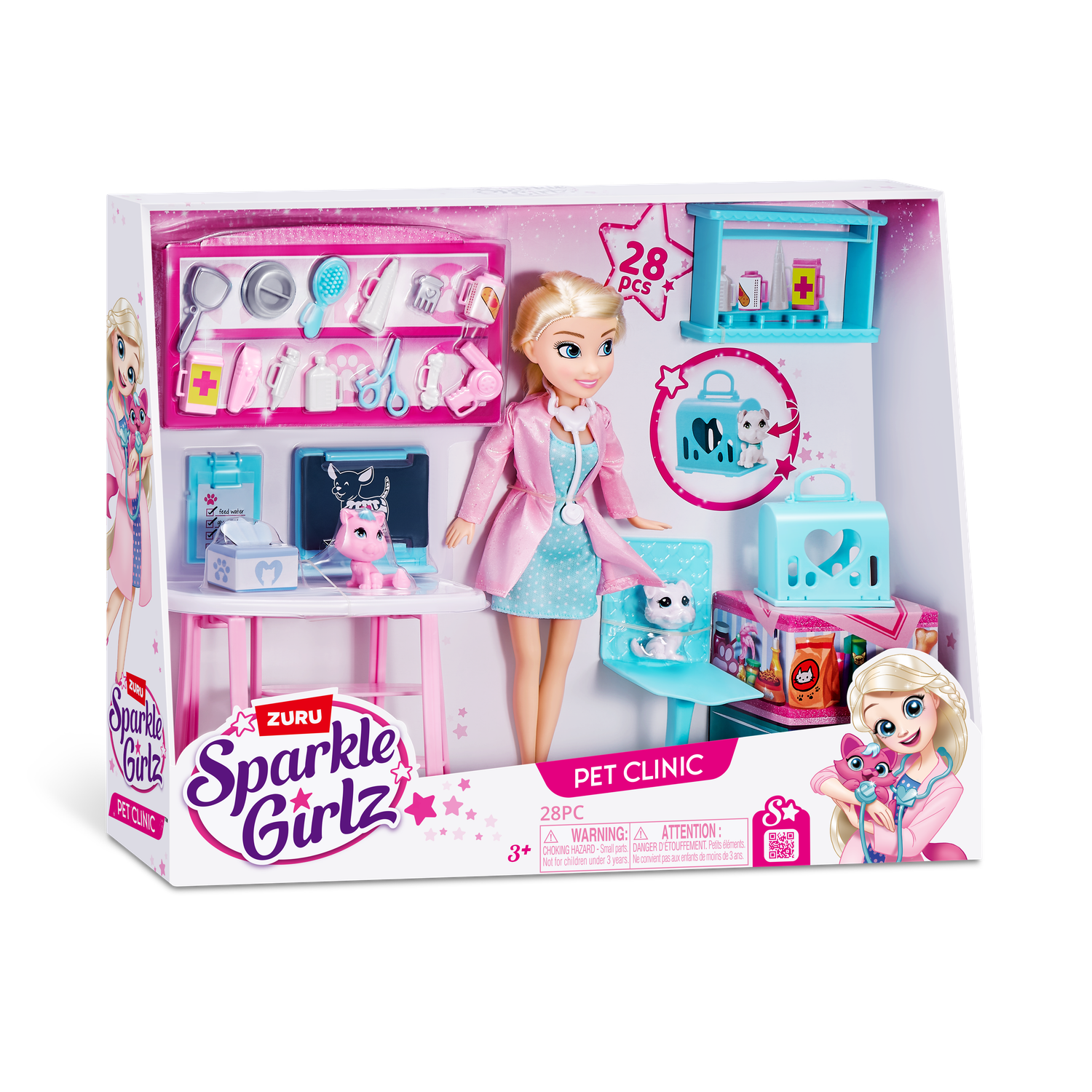 Кукла модельная Zuru Sparkle Girlz Ветеринарная клиника 100184 - фото 15