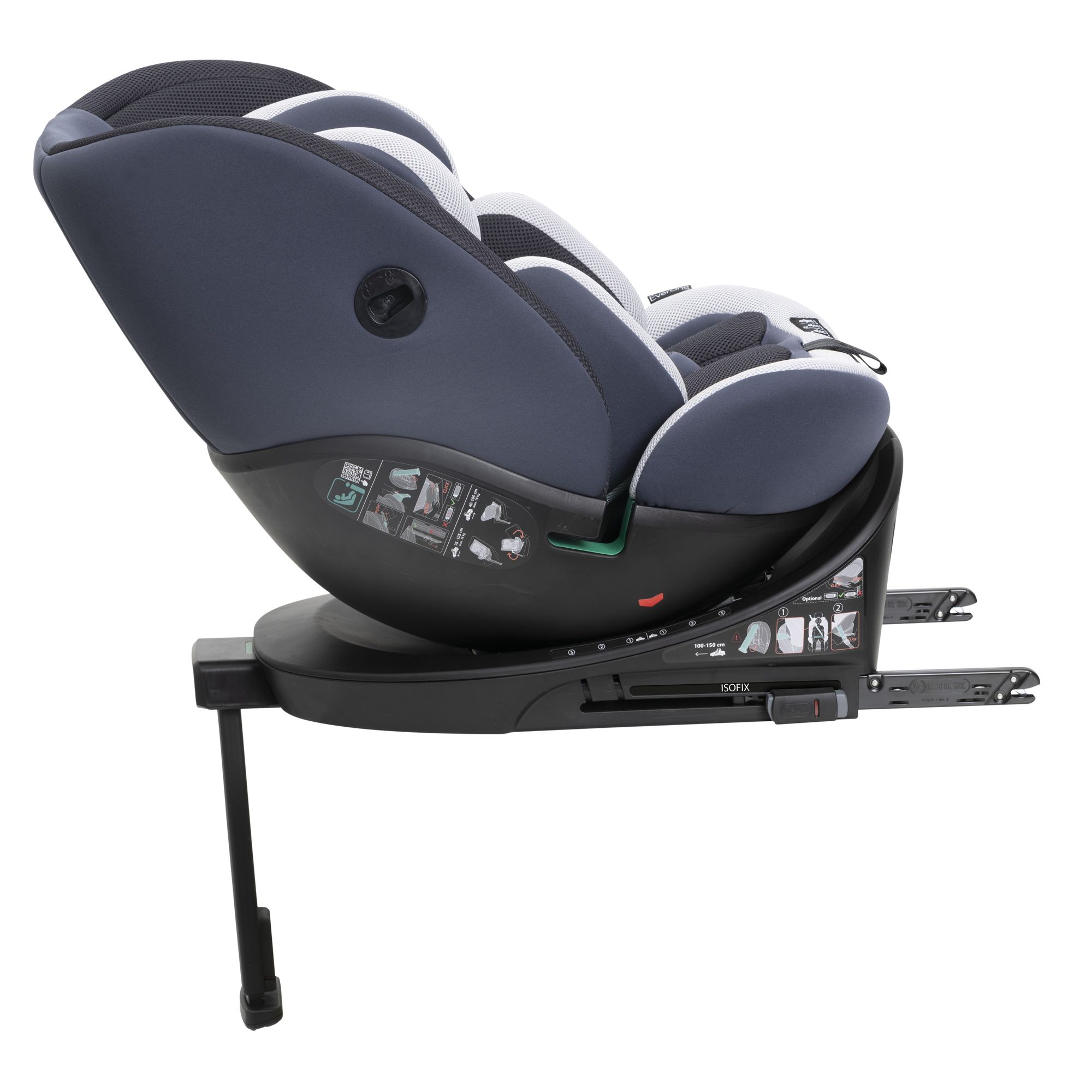 Автокресло Chicco Isofix 0+/1/2/3 (0-36 кг) синий - фото 26