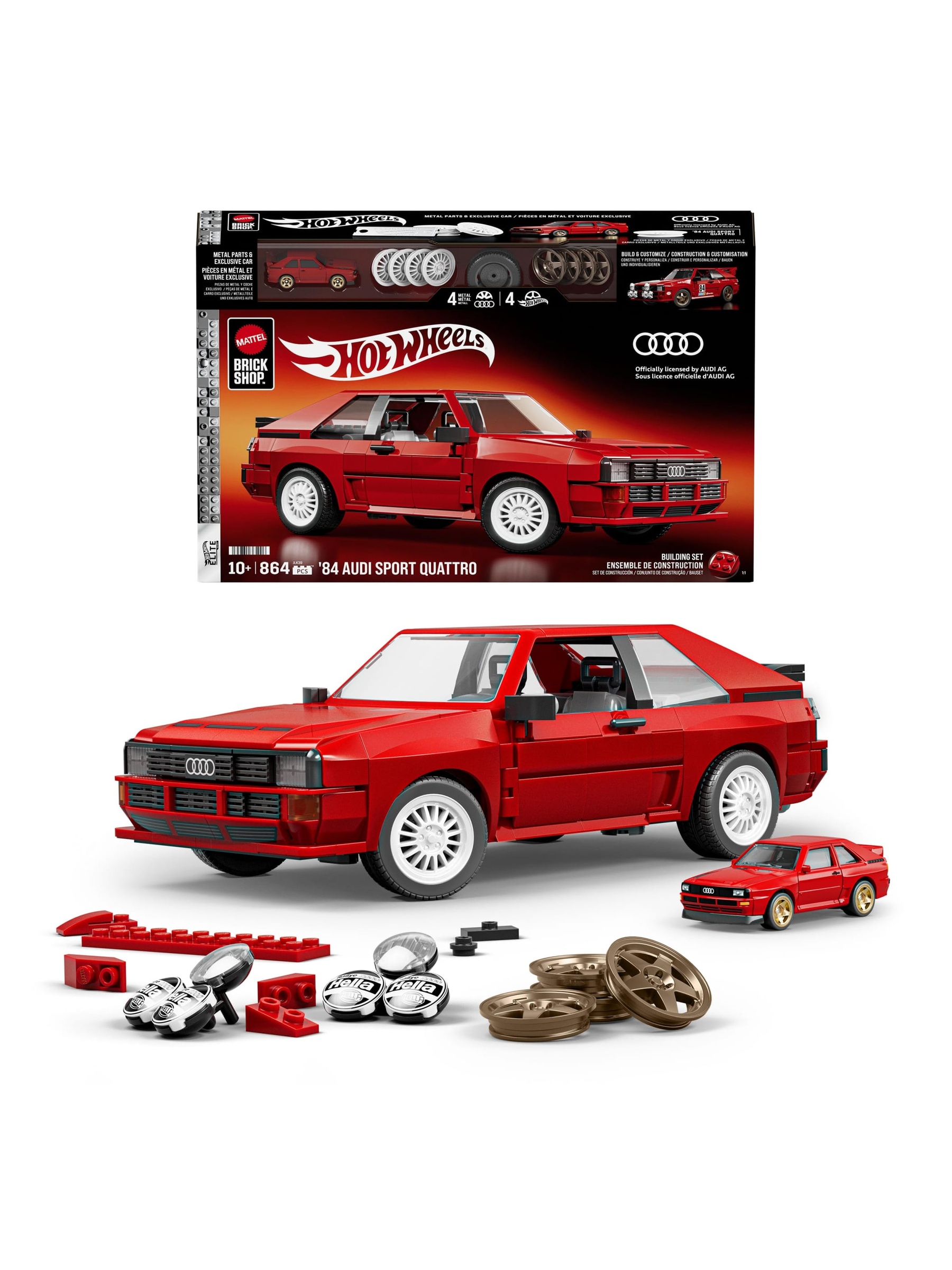 Конструктор Brick Shop AUDI SPORT QUATTRO 864 дет. - фото 1