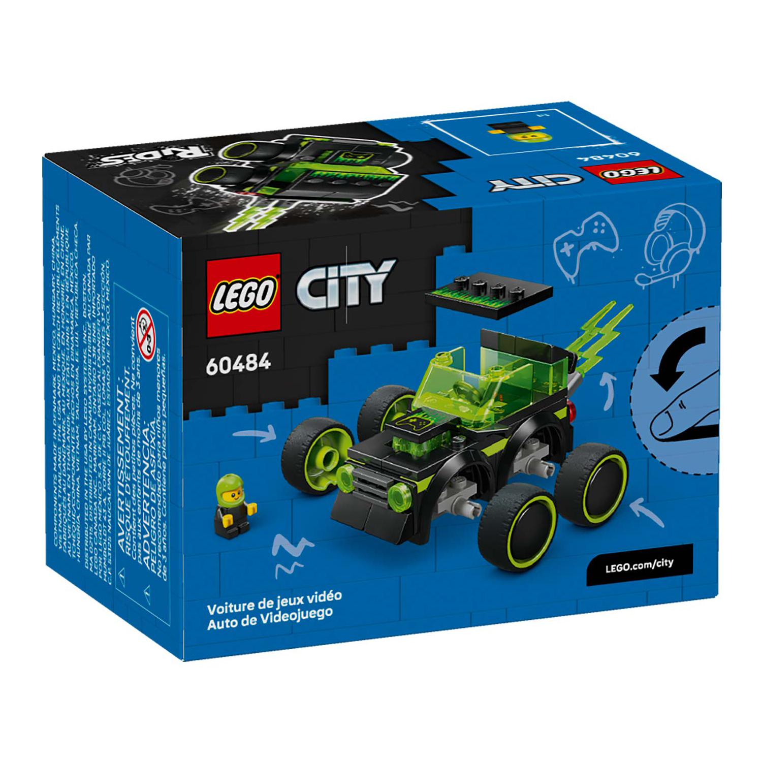 Конструктор LEGO City Игровой гоночный автомобиль 64 дет. - фото 3