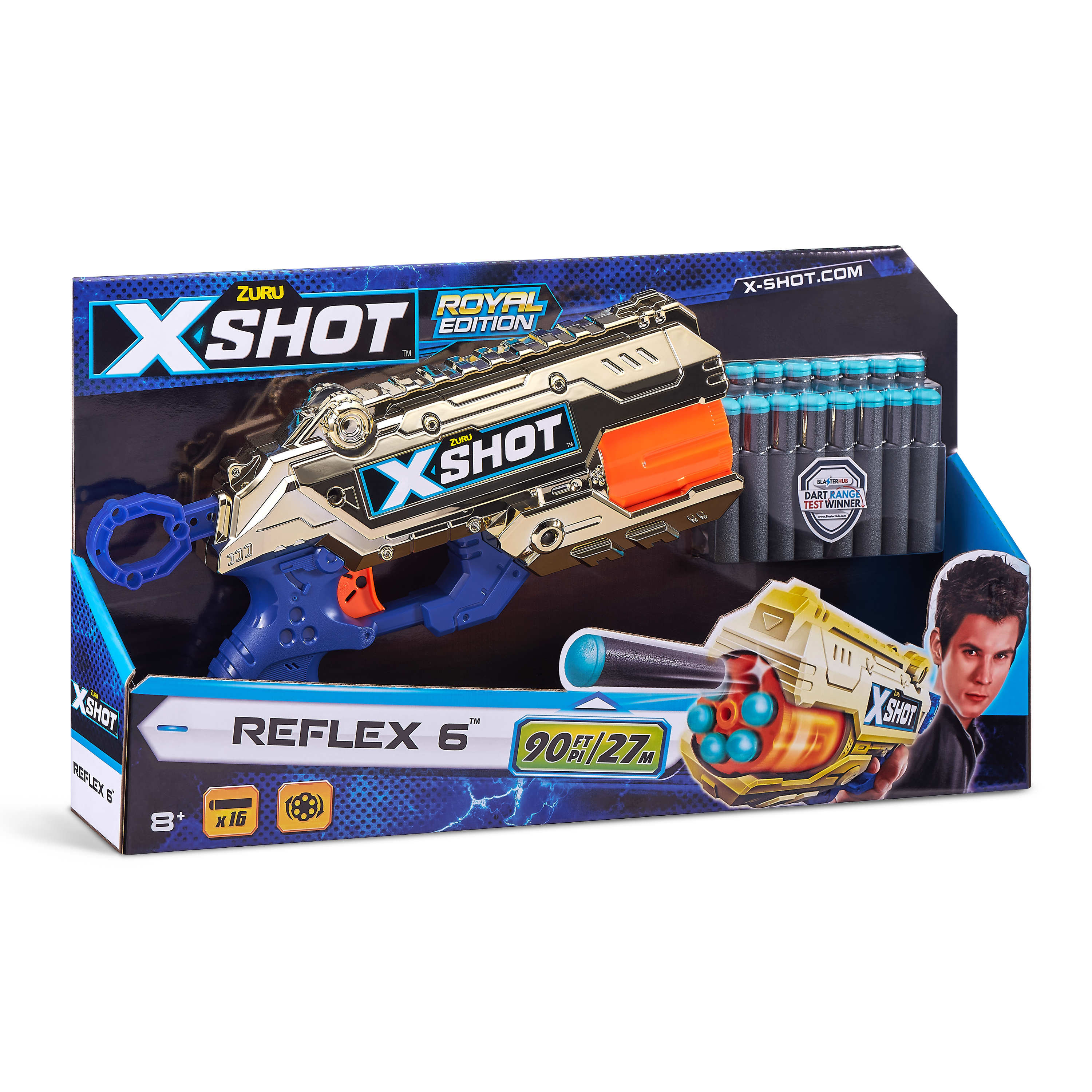 Бластер Zuru XSHOT  Reflex Golden - фото 9