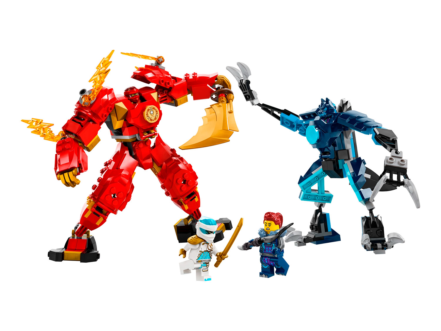 Конструктор LEGO NINJAGO Огненный робот Кая 71808 322 дет. - фото 3