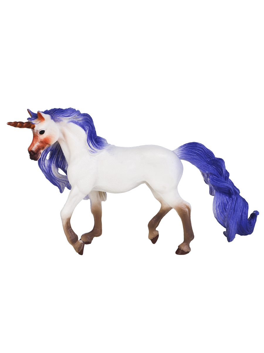 Фигурка Masai Mara Белый единорог с синей гривой - фото 3