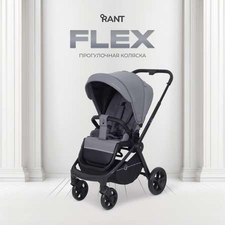 Коляска прогулочная Rant Flex серый