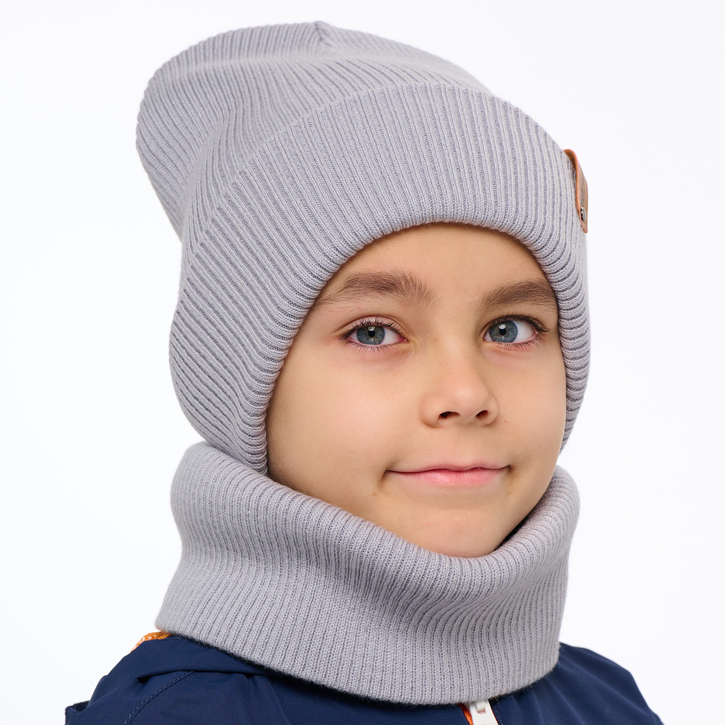 Шапка и снуд KUBRIO KU-H-42-lopataB-Lgrey - фото 7