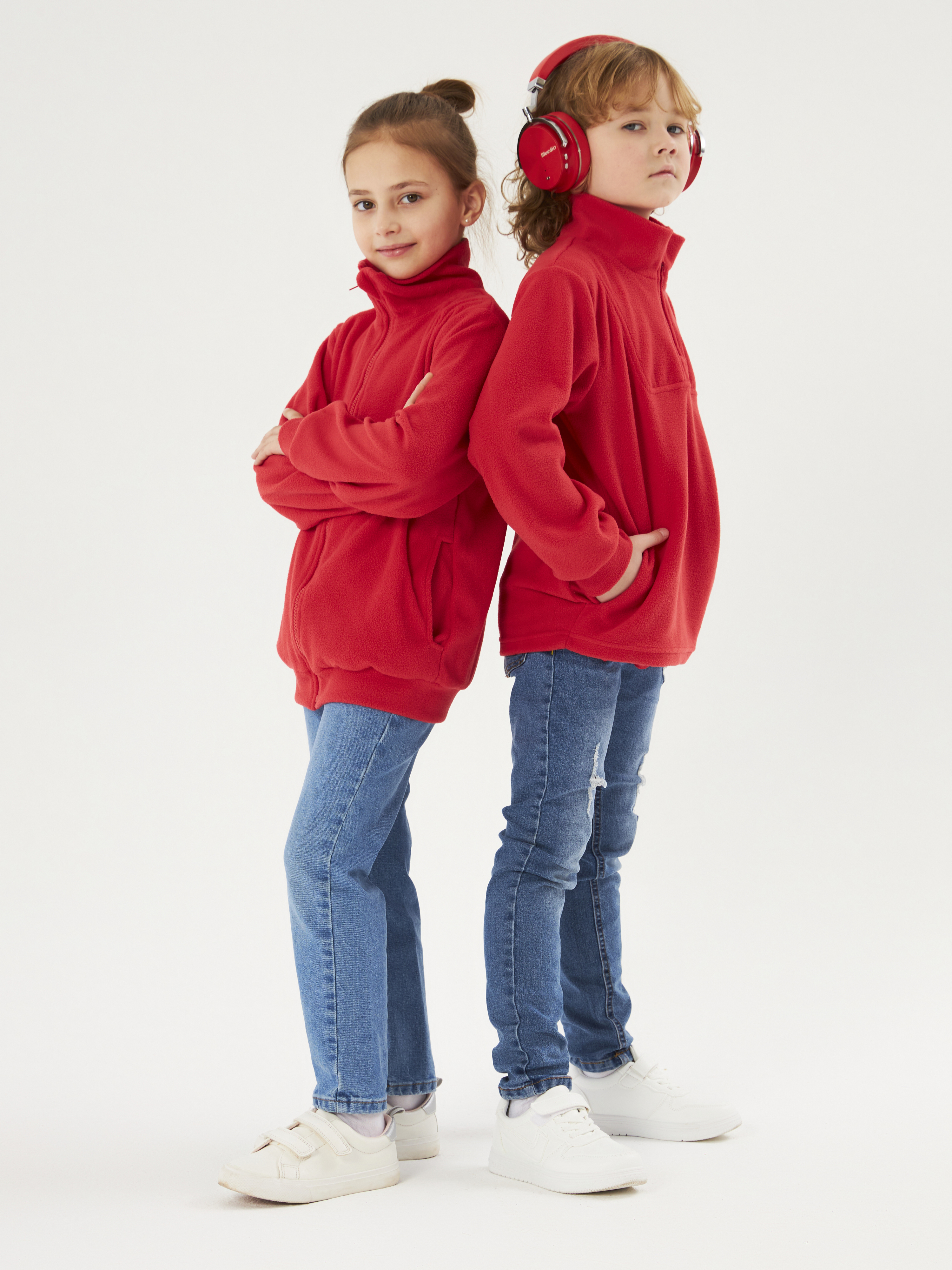 Толстовка Осьминожка Ф-3162/красный - фото 4