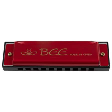 Губная гармошка BEE DF10A-1 RED диатоническая