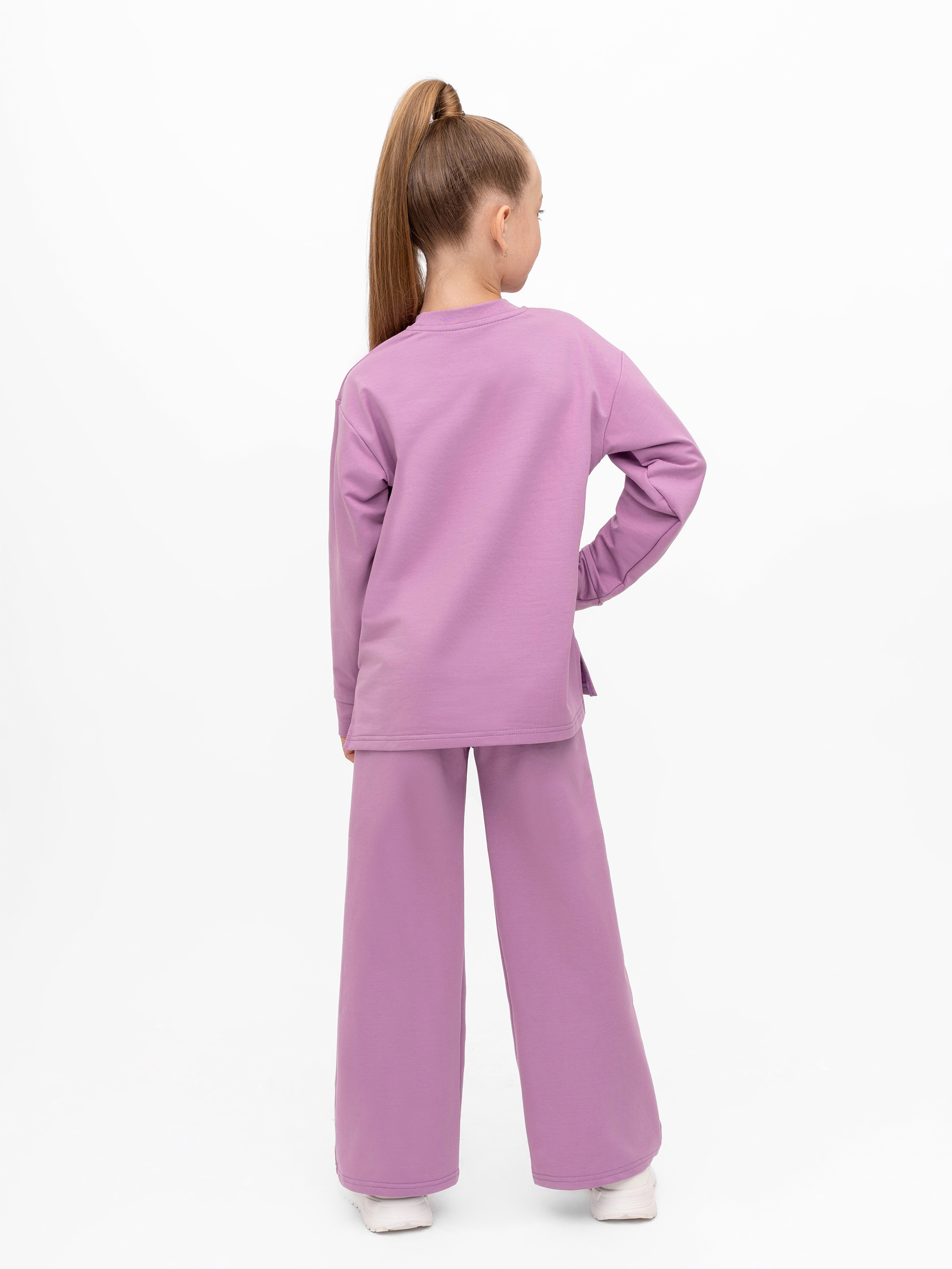 Свитшот и брюки Утенок 7065 сирень - фото 15