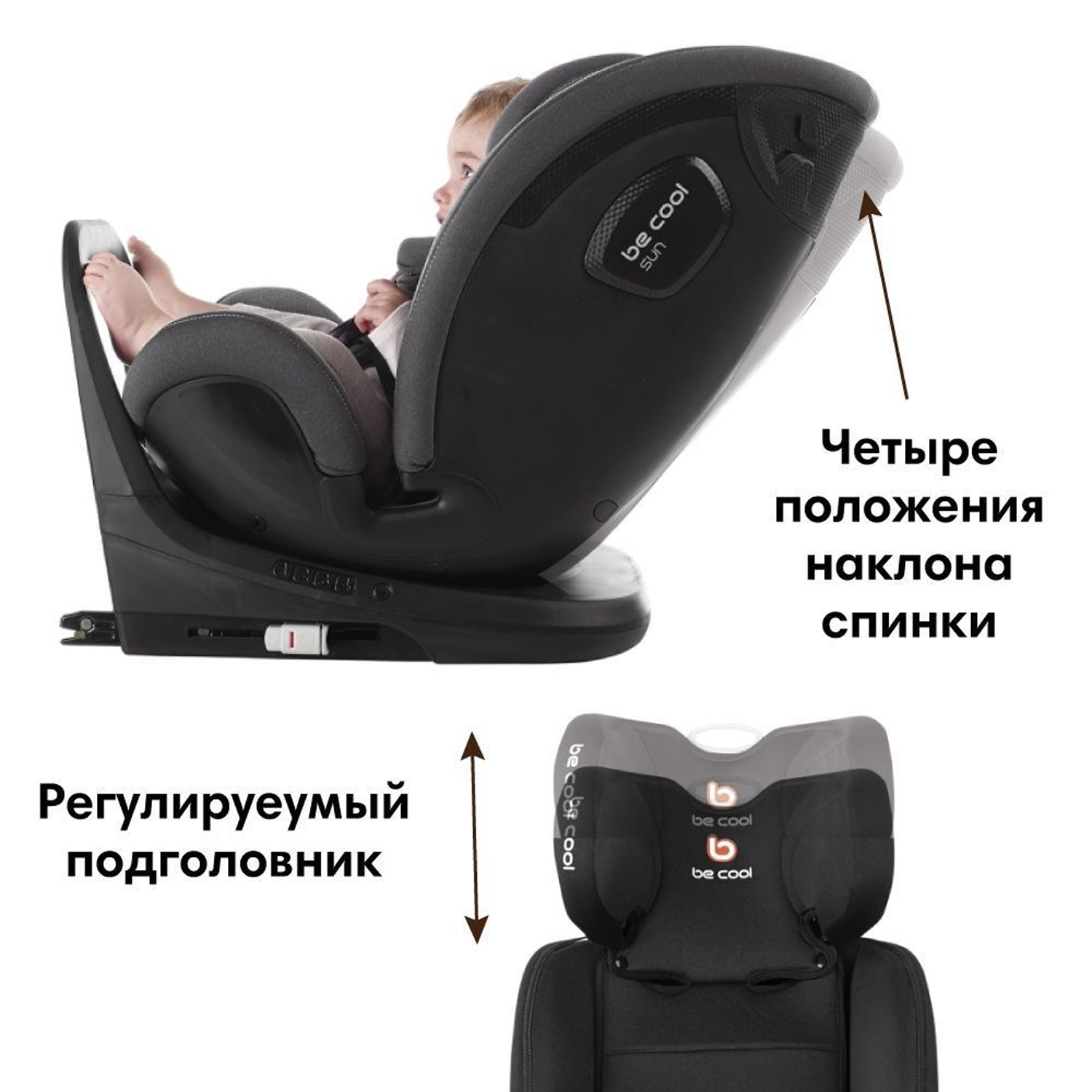 Автокресло Be Cool Sun Isofix 0+/1/2/3 (0-36 кг) - фото 12