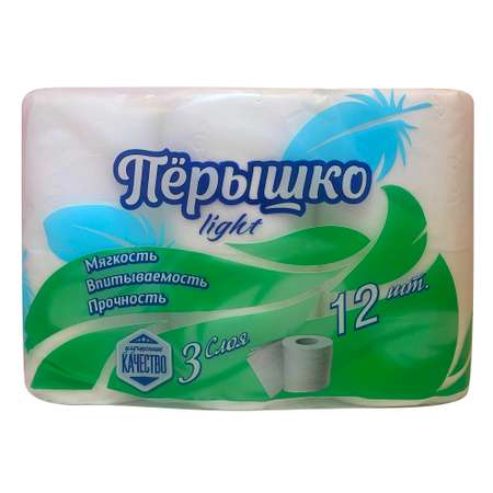 Туалетная бумага Перышко 12 шт.