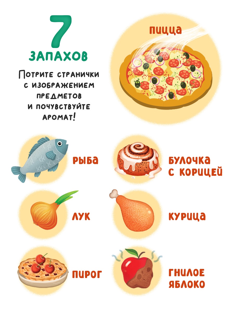 Картонная книга Буква-ленд с окошками Что готовит мама 7 ароматов - фото 16