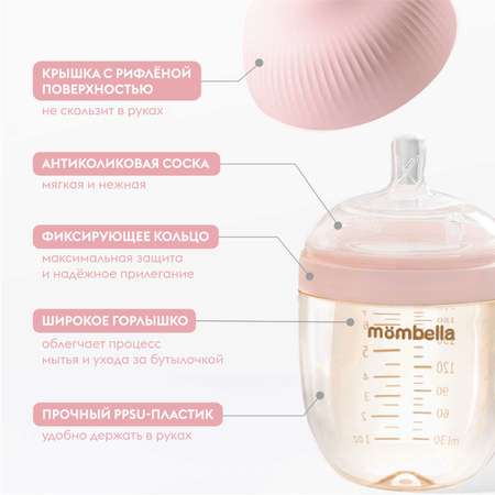 Набор для кормления Mombella Anti-Colic 120 мл 4 шт.