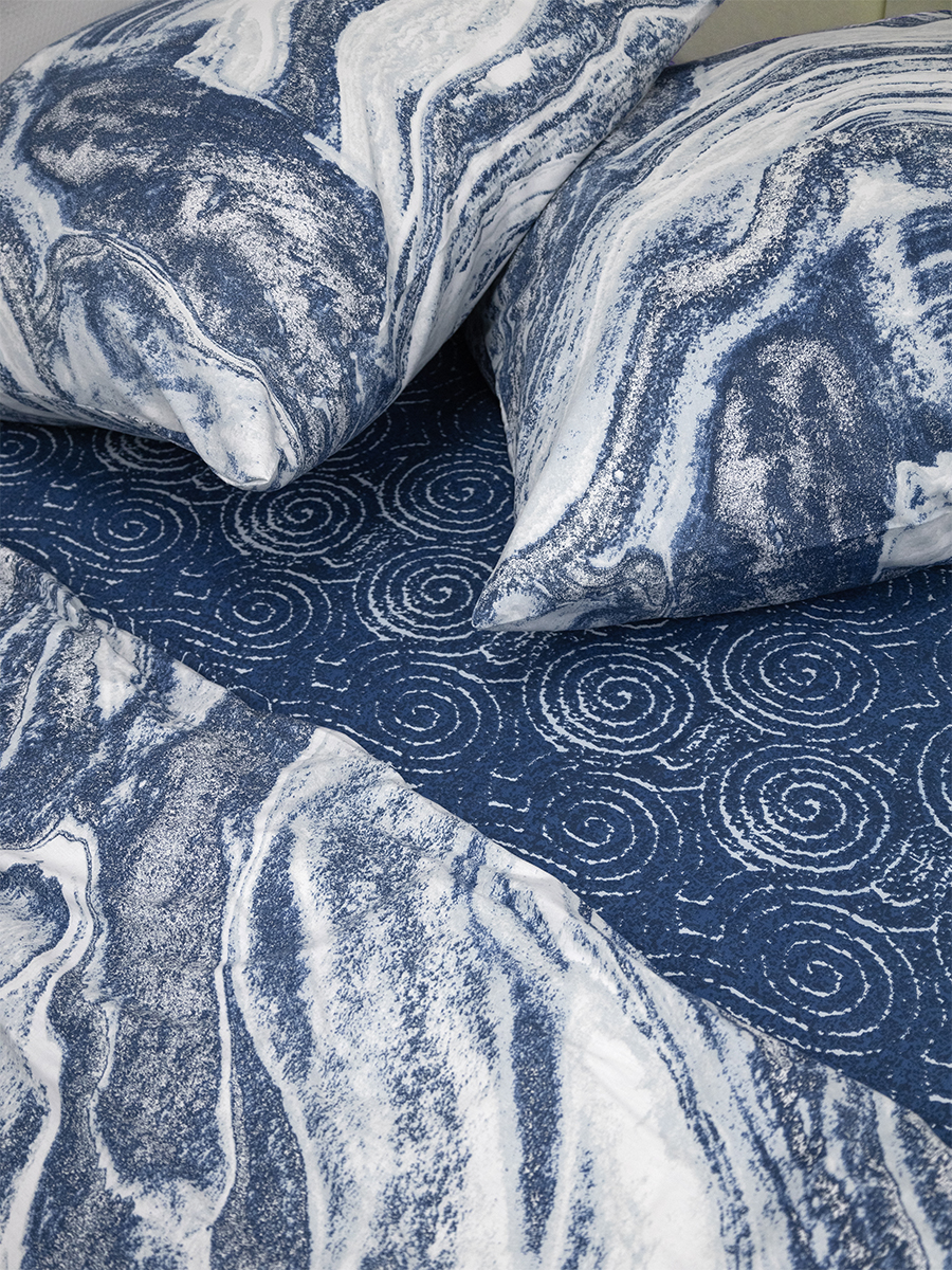 Комплект постельного белья для SNOFF Водопад двуспальный 4 предм. - фото 10