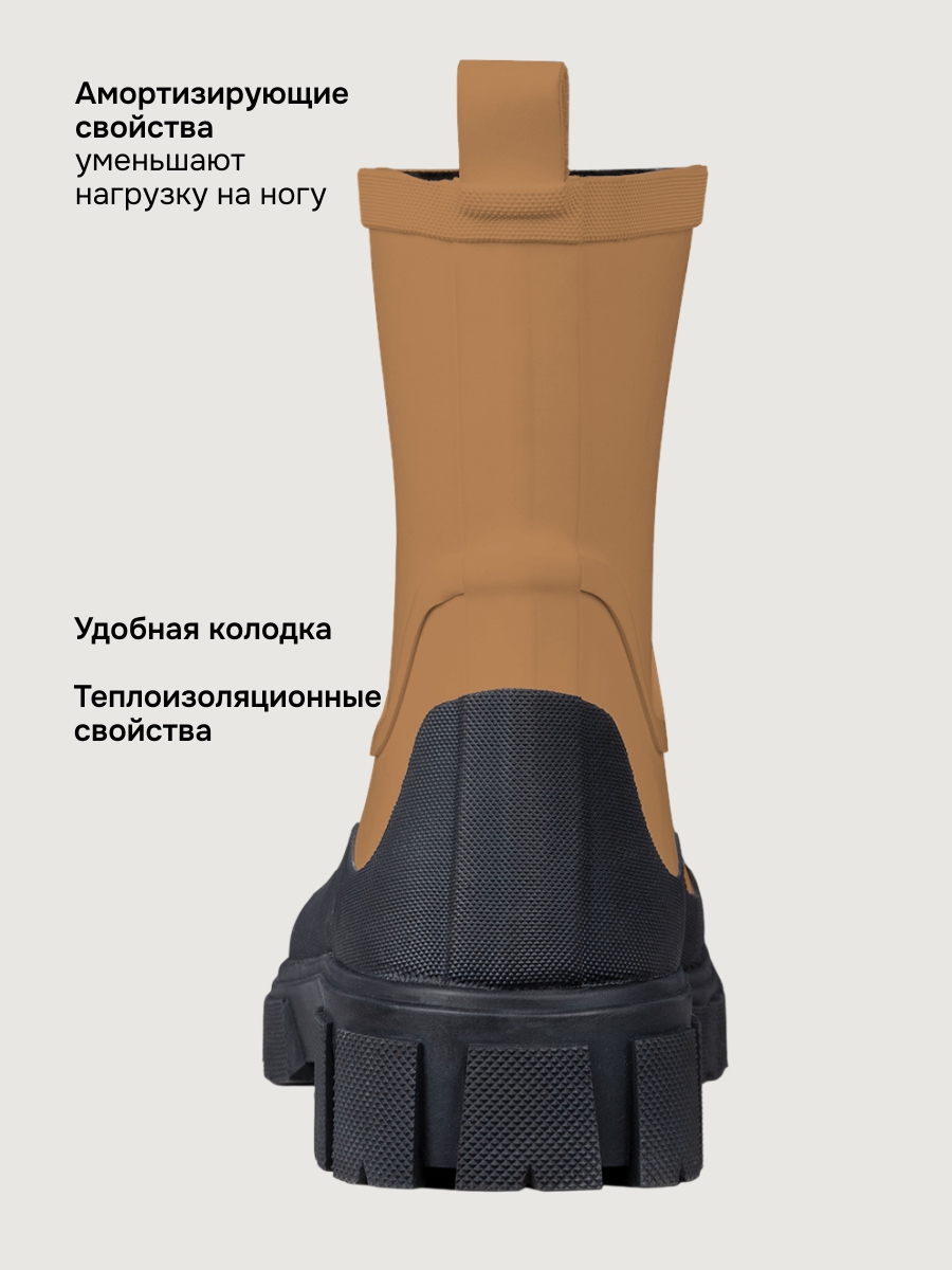 Резиновые сапоги NIKASTYLE 16м15524 карамель - фото 5