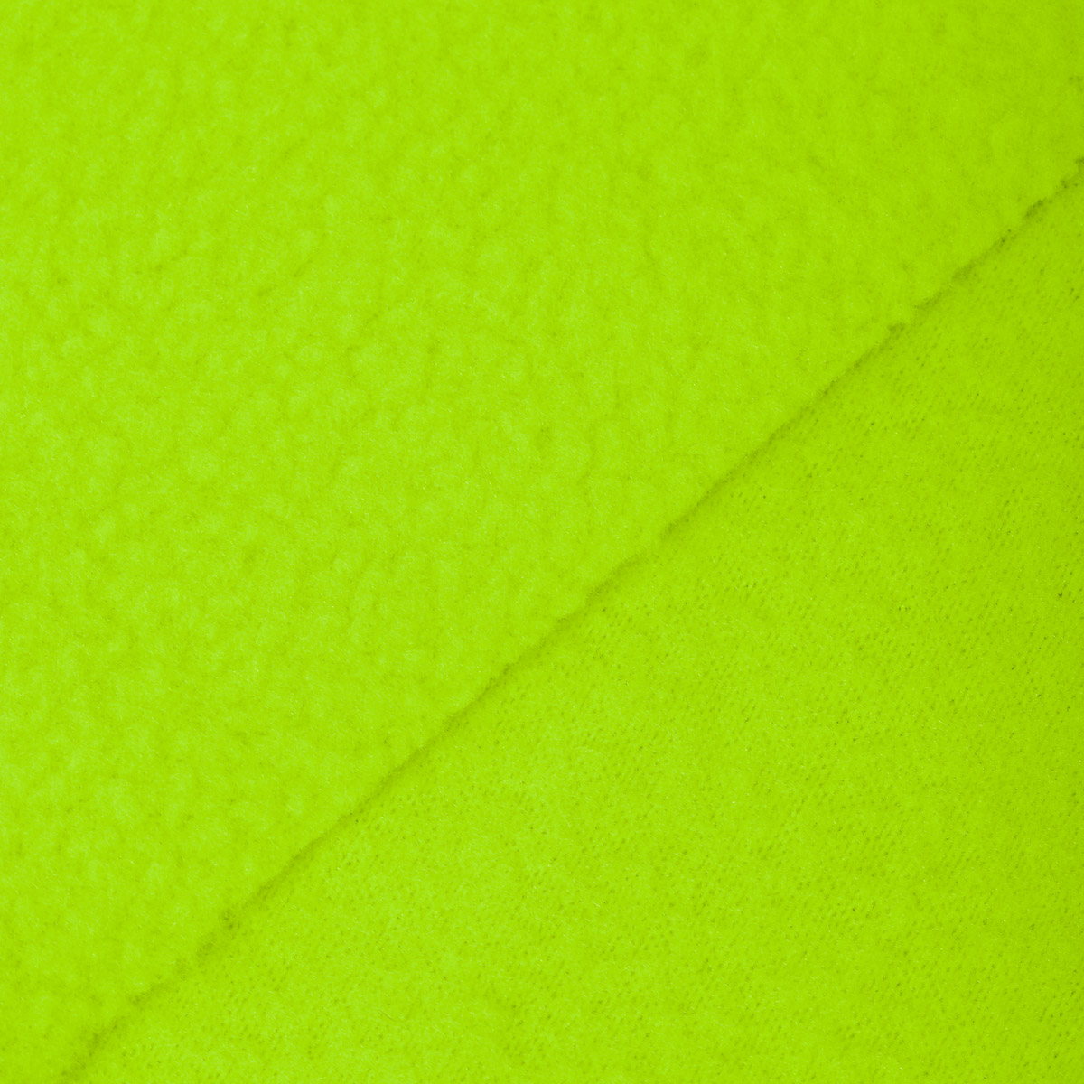 Ткань TBY флис 2-х 190 г/м² 100% полиэстр ширина150см цвет неон желтый уп.2м - фото 7