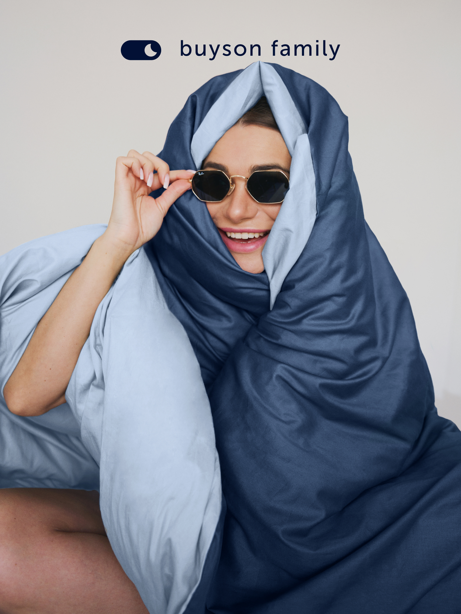 Простыня buyson БайКолор голубая 180 x 200 см на резинке 1 шт. - фото 17