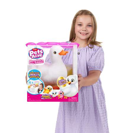 Игровой набор Zuru Pets Alive Уточка с утятами