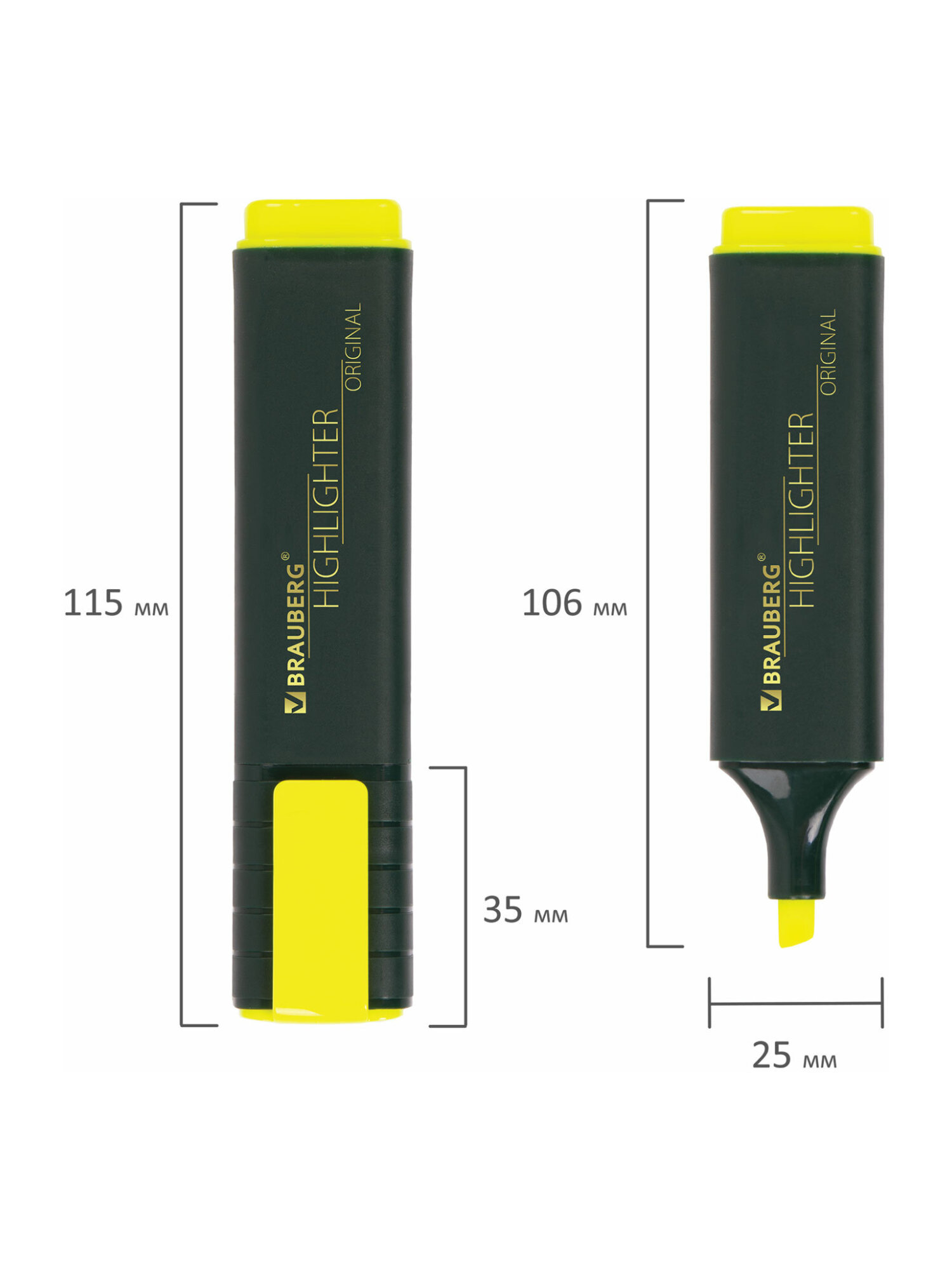 Текстовыделители Brauberg 4 шт. - фото 18