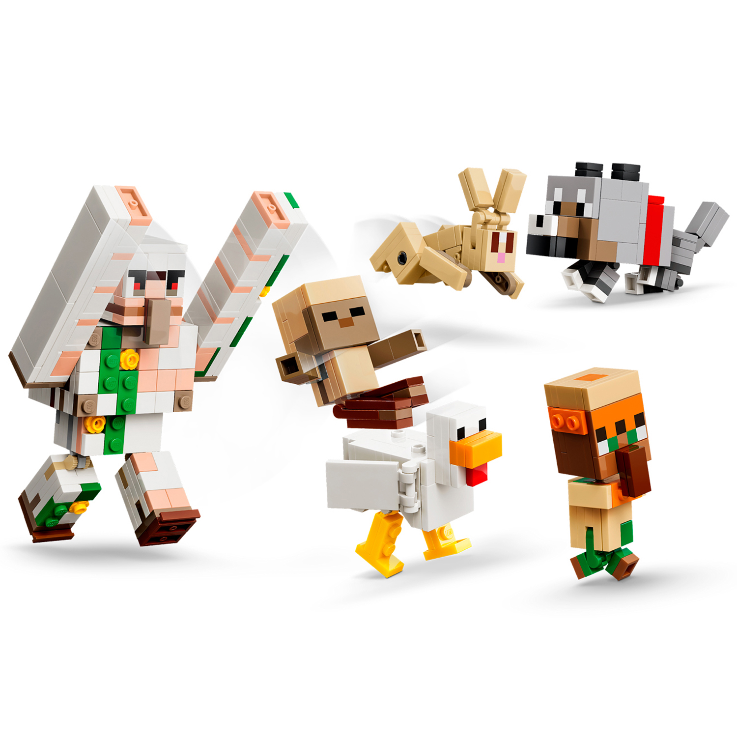 Конструктор LEGO Minecraft Атака куриного наездника 428 дет. - фото 4