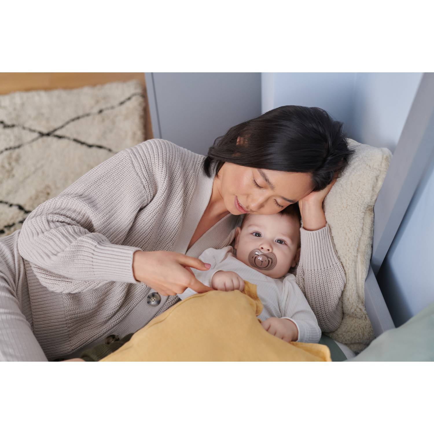 Пустышка LOVI силикон анатомическая от 0 мес. 2 шт. - фото 12