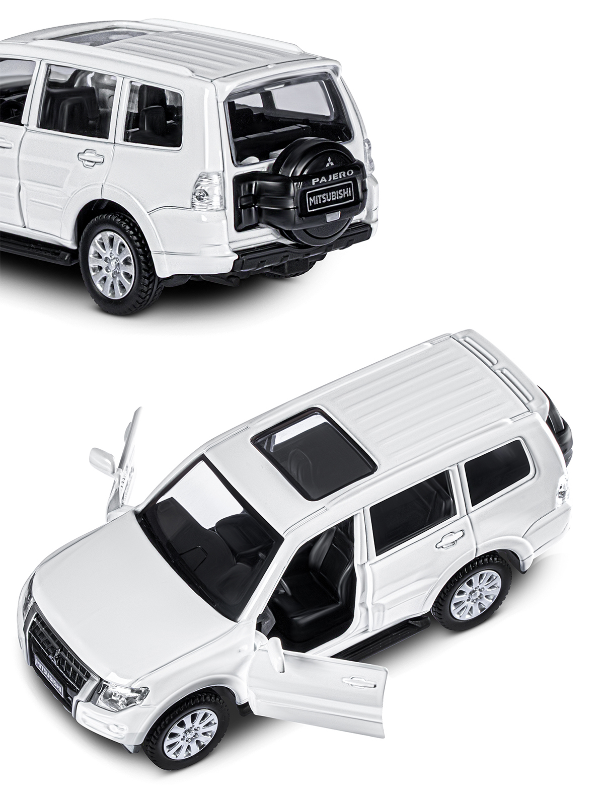 Внедорожник АВТОпанорама Mitsubishi Pajero 4WD Turbo 1:43 JB1251430 - фото 9
