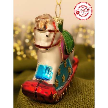 Елочная игрушка Kaemingk Лошадка EG188-YH2552