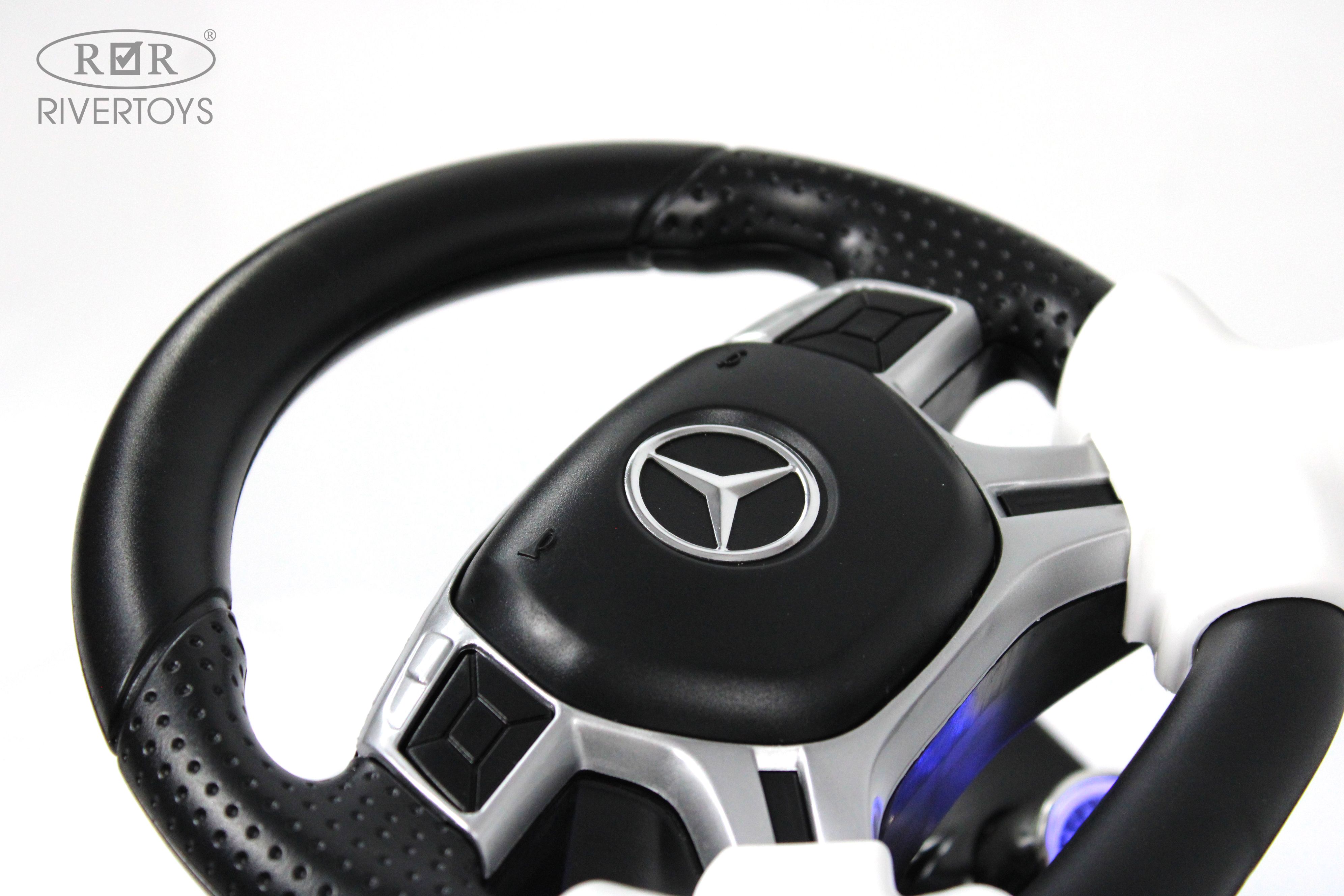 Электромобиль RIVERTOYS Mercedes A888AA-H-WHITE - фото 10