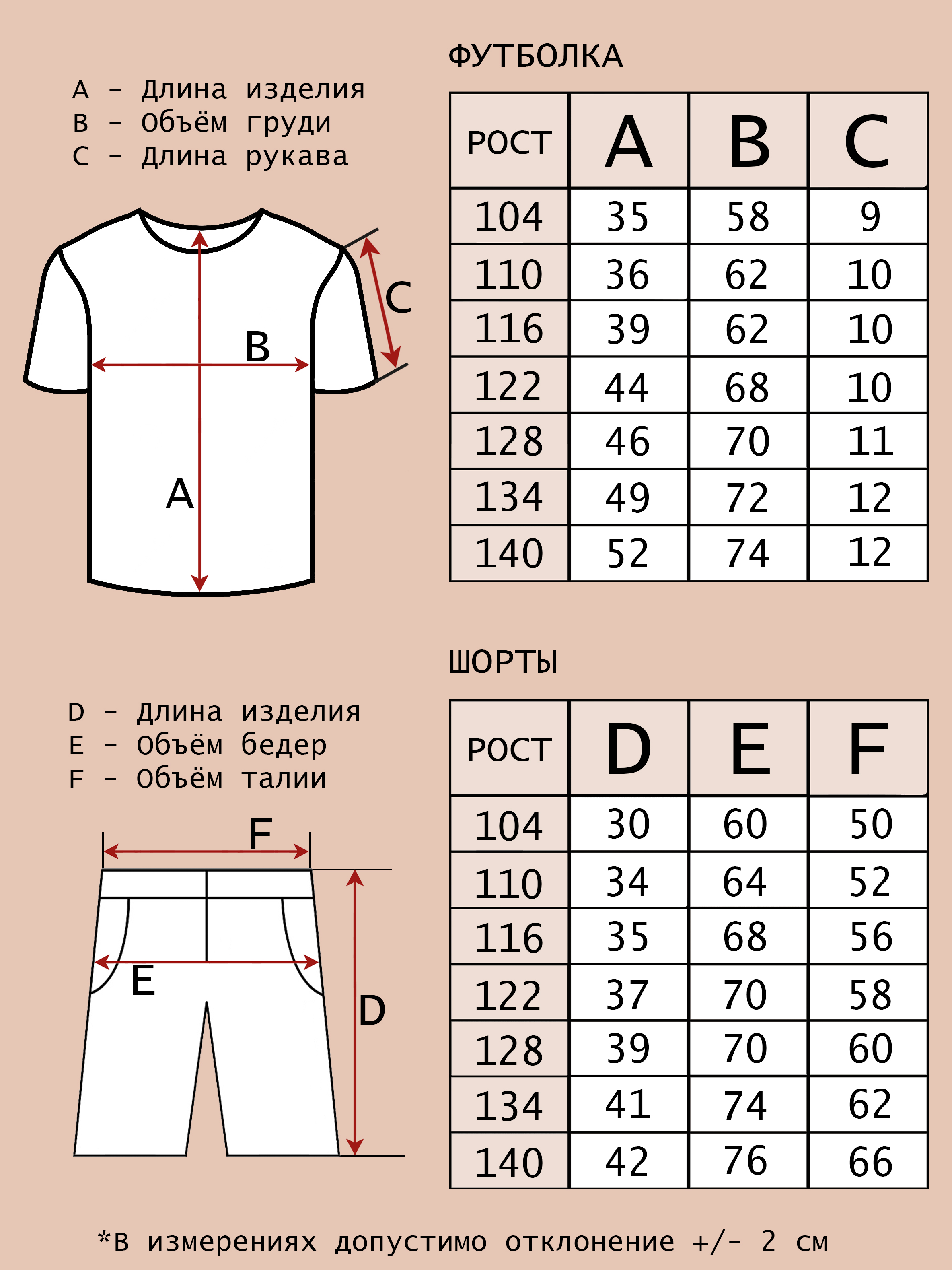 Пижама КрутышОк Т-030 красный, молочный - фото 6