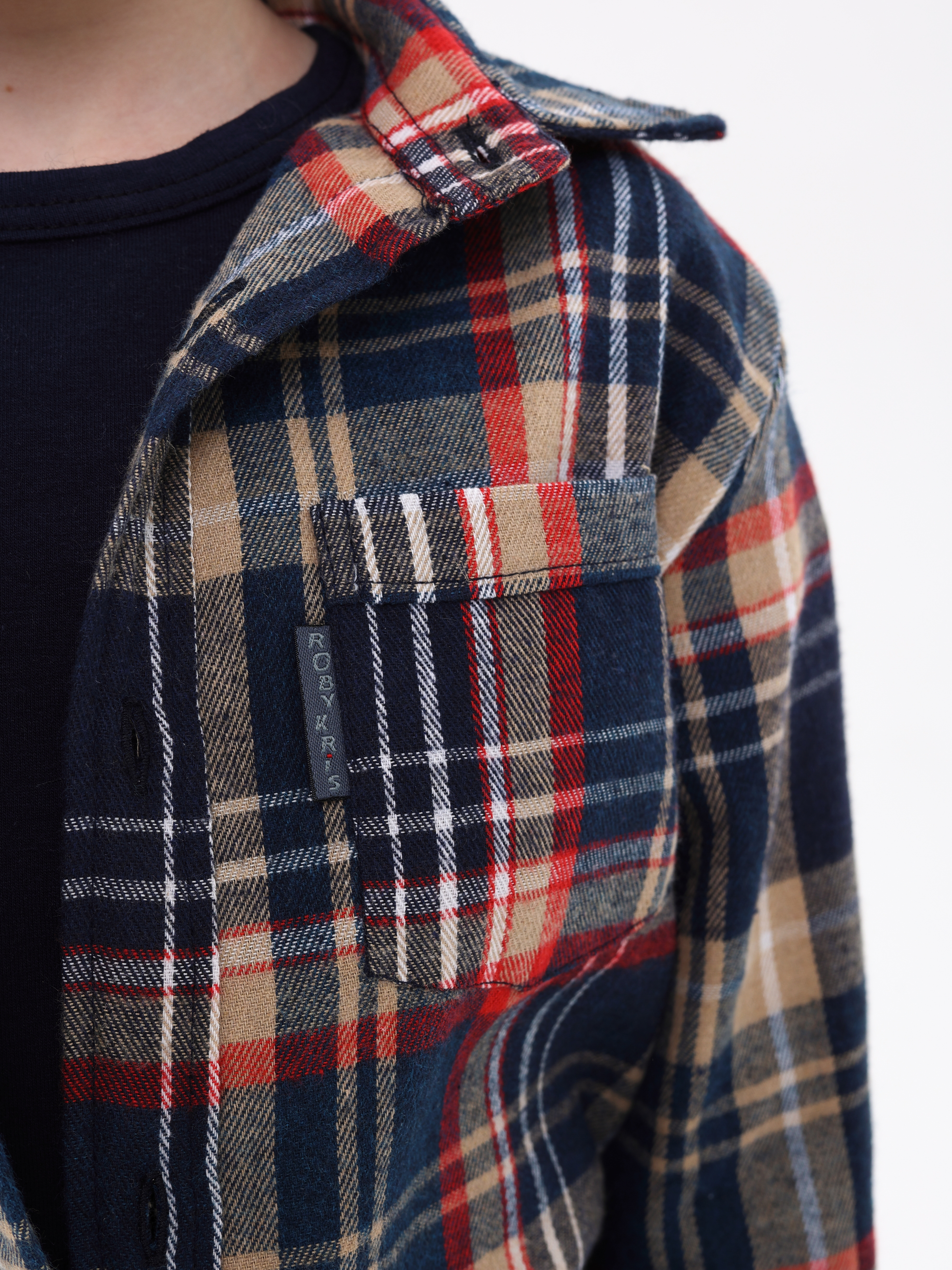 Рубашка АЙАС 16-04-23/син - фото 4