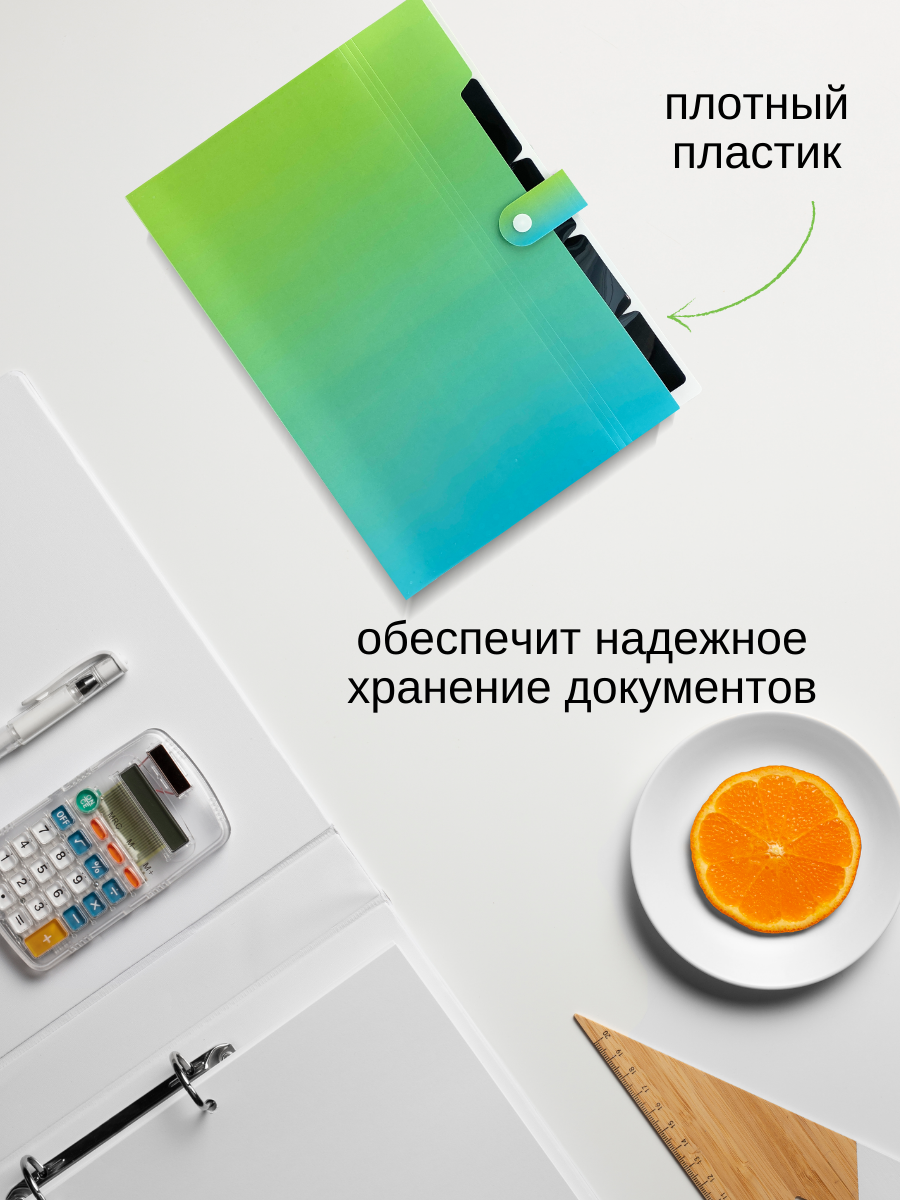 Папка-органайзер AXLER с разделителями А4 - фото 6